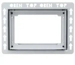 Mepa Einbaurahmen Typ I 421900 wei&szlig;