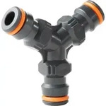 Ewuaqua Y-St&uuml;ck 72046 3-Wege Verbinder aus Kunststoff, Gardena kompatibel