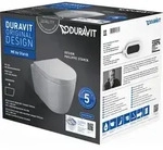 Duravit Me by Starck Wand WC Set 453009AAA1 Compact 48cm, rimless, WC mit...