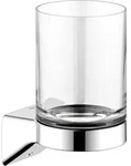KEUCO AVENO Glashalter 14650019000 mit Echtkristall-Glas, zum Kleben/Schrauben,...