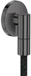 hansgrohe AXOR Wandanschluss 36737330 rund G1/2" Polished Black Chrome