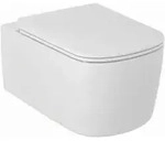 Kludi RESA S Spiralflush-Wand-WC, 27WCW0153 55 cm, P-f&ouml;rmiger Abfluss Mattwei&szlig;