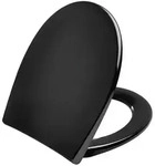 Pressalit WC-Sitz 758001-D05999 schwarz, Universalscharnier D05, Edelstahl,...