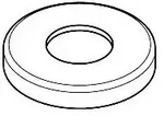 hansgrohe Rosette Absperrventil chrom 31098000