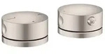 hansgrohe AXOR One 2-Loch Wannenrandarmatur 48470800 mit Thermostat, Edelstahl...