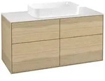 Villeroy und Boch Finion Waschtischunterschrank F67100PC 120x60,3x50,1cm, Glass...