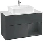 Villeroy und Boch Finion Waschtischunterschrank F121HGHG 100cm, Abdeckplatte...