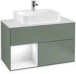 Villeroy und Boch Finion Waschtischunterschrank F111GFGM 100cm, Abdeckplatte...