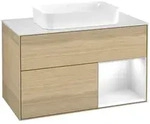 Villeroy und Boch Finion Waschtischunterschrank F661GFPC 100x60,3x50,1cm, Regal