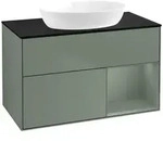Villeroy und Boch Finion Waschtischunterschrank FA22GMGM 100cm, Abdeckplatte...