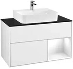 Villeroy und Boch Finion Waschtischunterschrank F122GFGF 100cm, Abdeckplatte...