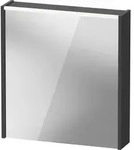 Duravit D-Code Spiegelschrank DC7105L49492000 650x700 mm, Graphit Matt, mit