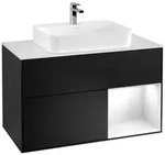 Villeroy und Boch Finion Waschtischunterschrank F371GFPD 100cm, Abdeckplatte...