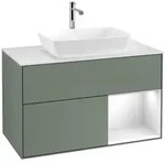 Villeroy und Boch Finion Waschtischunterschrank F781GFGM 100cm, Abdeckplatte...