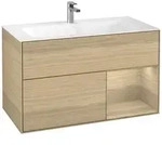 Villeroy und Boch Finion Waschtischunterschrank F040PCPC 99,6x59,1x49,8cm, Regal