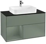 Villeroy und Boch Finion Waschtischunterschrank F362GMGM 100cm, Abdeckplatte...