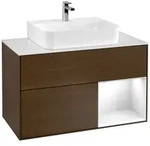 Villeroy und Boch Finion Waschtischunterschrank F121GFGN 100cm, Abdeckplatte...