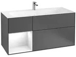Villeroy und Boch Finion Waschtischunterschrank F060GFGK 119,6x59,1cm, Regal...
