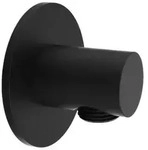 Herzbach Deep Black Brauseanschlussbogen 23.995100.1.12 mit Rosette d= 70mm,...