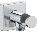 Duravit Wandanschlussbogen UV0630010010 DN 15, mit Brausehalter, Rosette eckig,...