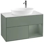 Villeroy und Boch Finion Waschtischunterschrank F901GMGM 100cm, Abdeckplatte...