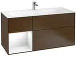 Villeroy und Boch Finion Waschtischunterschrank F060GFGN 119,6x59,1cm, Regal...