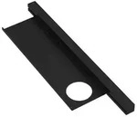 Hewi Waschtischprofil 950.13.0003SC 408mm, mit Ablage 360x102mm, dunkelgrau
