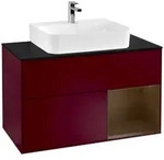 Villeroy und Boch Finion Waschtischunterschrank F122GNHB 100cm, Abdeckplatte...