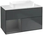 Villeroy und Boch Finion Waschtischunterschrank F651GKHG 100x60,3x50,1cm, Regal...