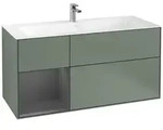 Villeroy und Boch Finion Waschtischunterschrank F060GKGM 119,6x59,1cm, Regal...