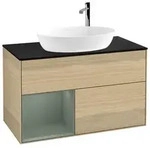 Villeroy und Boch Finion Waschtischunterschrank F892GMPC 100cm, Abdeckplatte...