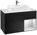 Villeroy und Boch Finion Waschtischunterschrank F371MTPD 100cm, Abdeckplatte...