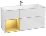 Villeroy und Boch Finion Waschtischunterschrank F060HFMT 119,6x59,1cm, Regal...