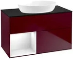 Villeroy und Boch Finion Waschtischunterschrank FA12GFHB 100cm, Abdeckplatte...