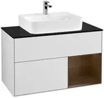 Villeroy und Boch Finion Waschtischunterschrank F122GNMT 100cm, Abdeckplatte...