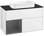 Villeroy und Boch Finion Waschtischunterschrank F652GKGF 100x60,3x50,1cm, Regal...