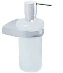 Bravat Metasoft Fl&uuml;ssigseifenspender 816010 Glas satiniert, chrom