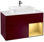 Villeroy und Boch Finion Waschtischunterschrank F371HFHB 100cm, Abdeckplatte...