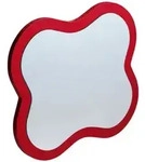 LAUFEN Florakids Spiegel-Blume 4616010034691 Blumenf&ouml;rmig, 435x496x19 mm, Rot