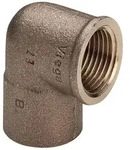 Viega Winkel 109561 28 mm x Rp 1, 90Grad, Rotguss