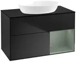 Villeroy und Boch Finion Waschtischunterschrank FA22GMPD 100cm, Abdeckplatte...