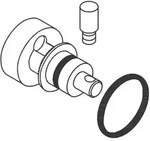 hansgrohe Umsteller Axor Starck f&uuml;r Duschs&auml;ule 96649000 Duschkabine komplett...