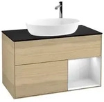 Villeroy und Boch Finion Waschtischunterschrank F902MTPC 100cm, Abdeckplatte...