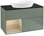Villeroy und Boch Finion Waschtischunterschrank FA12PCGM 100cm, Abdeckplatte...