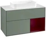 Villeroy und Boch Finion Waschtischunterschrank F661HBGM 100x60,3x50,1cm, Regal