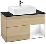 Villeroy und Boch Finion Waschtischunterschrank F122GFPC 100cm, Abdeckplatte...