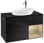 Villeroy und Boch Finion Waschtischunterschrank F902PCPD 100cm, Abdeckplatte...