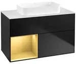 Villeroy und Boch Finion Waschtischunterschrank F651HFPD 100x60,3x50,1cm, Regal...