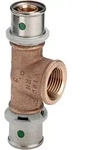 Viega Sanfix-P T-St&uuml;ck 566579 50 x Rp 3/4 x 50 mm, mit SC-Contur, Rotguss