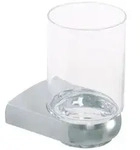 Bravat Metasoft Glashalter 816110 Glas zylinderf&ouml;rmig klar, chrom
